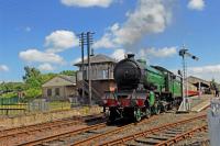 Morayshire running as LNER 246 waits at Bo'ness for train to Birkhill.<br><br>[Ian Millar 07/07/2010]
