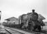 Ivatt 2MT 2-6-0 46430 shunting mixed goods wagons alongside the small goods shed at Garstang Town station. This loco was new to Preston shed in December 1948 but later went to Stoke-on-Trent so this image will probably be from the early 1950s. <br><br>[Knott End Collection //]