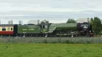 A1 class pacific no.60163 'Tornado' heads north at Farington Jct on 16 September 2017 whilst working 'The Border Raider' tour from Tame Bridge Parkway to Carlisle.<br><br>[John McIntyre 16/09/2017]