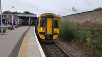 158 714 pauses at mile zero in Forres station. Forres station will be demolished by the 17th of October.<br><br>[Crinan Dunbar 06/10/2017]