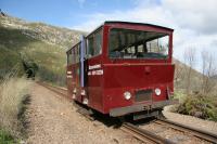 The Oouteniqua Power Car Powers its way uphill on the Garden Route from George in the Western Cape, South Africa. <a href=http://www.sa-transport.co.za/trains/sa_stations/western_cape_interactive_map.html target=external>See the map at www.sa-transport.co.za</a><br><br>[Ian Dinmore 22/09/2016]