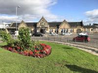 The 1915 station building (why does it have the date 1913 carved on it?) viewed from across what is now Goosecroft Road. Staion Road is out of frame to the right of this photo.<br><br>[Colin McDonald 05/10/2017]