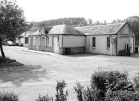 Approach to the 1863 station building at Aberlour from Victoria Terrace in May 2012.<br><br>[John Furnevel 24/05/2012]