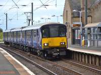 Not something you see every day!  318 263 speeds through Kirknewton on its way from Shields TMD to Doncaster for a C4 modification. 9th October 2017.<br>
<br>
<br><br>[Bill Roberton 09/10/2017]