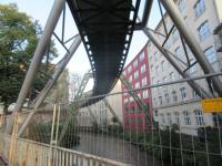 The supporting structure of the Wuppertal, viewed from below.<br><br>[John Yellowlees 16/09/2017]