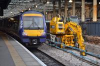 170395 at platform 13 Waverley on 15th October 2017 with the 17.16 to Glenrothes with Thornton as work continues on the platform 12 extension.<br>
<br>
<br><br>[Bill Roberton 15/10/2017]