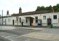 The station forecourt at Upper Warlingham in June 2002. [Ref query 22 October 2017] <br><br>[Ian Dinmore 16/06/2002]