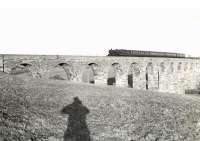 Fairburn tank 42131 brings a train for Dalmellington over Burnton Viaduct on 28 March 1959.<br><br>[G H Robin collection by courtesy of the Mitchell Library, Glasgow 28/03/1959]