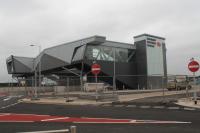 Port Talbot Parkway station on 18th October 2017 with the upgrade nearing completion.<br>
<br>
<br><br>[Alastair McLellan 18/10/2017]