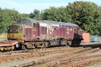 37214 has been purchased from West coast railways as a spares donor for 37261 currently under overhaul by the Scottish 37 group. It has some Scottish history having once  been allocated to the Inverness Edinburgh sleeper pool.<br><br>[Douglas McPherson //2017]