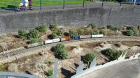 A freight train on the Madurodam model railway network.<br><br>[Beth Crawford 07/09/2016]