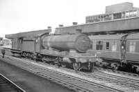 Class O4 2-8-0 63613 takes the up through line at Doncaster on 31 May 1963 with a brake van.<br><br>[K A Gray 31/05/1963]