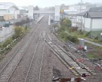 The new points in place at Elgin.<br><br>[Crinan Dunbar 17/10/2017]