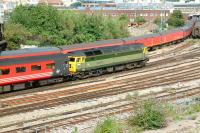 Classic two-tone green liveried Brush Type 4/Class 47 carrying the numbers D1648/47851 and the name <I>Traction Magazine</I> approaching Bristol Temple Meads from Plymouth in 2002 with a Virgin CrossCountry service.<br><br>[Ian Dinmore 02/08/2002]