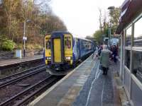 Take the last train to Clarkston and I'll tweet you at the station. An East<br>
Kilbride to Glasgow train calls on 11 November 2017. The train will, as always,<br>
be packed and of course there's always someone trying to get on with a bike.<br>
<br>
<br><br>[David Panton 11/11/2017]