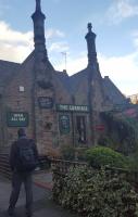 Now bypassed by the underground station of the Tyne & Wear Metro, the old surface route through Jesmond is retained for empty stock movements. The station building is a pub The Carriage, and the signalbox is an Indian restaurant with an old carriage placed between them.<br><br>[John Yellowlees 19/11/2016]