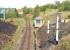 The flat crossing at Marley Hill on the Tanfield Railway, looking north east towards Sunnyside in May 2006. The line running left to right was part of the Bowes Railway. [See image 56451]  <br><br>[John Furnevel 09/05/2006]