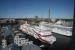 Seen from the adjacent hotel are MS <I>Baltic Queen</I> of Tallink and <I>Silja Serenade</I> of Silja Line are berthed together in Stockholm's ferry haven. These are regular ferries not cruise liners which ply between Sweden, Finland and the Baltic States. In the centreground, under construction, is a woodchip-fired power station to which raw material is brought by ship or by train. The line which serves it can just be made out in the shady area to the left of and below the new road infrastructure. There was a station, Värta, on this route, Värtabanan, until 1913. The line itself was electrified between 1904 and 1908 and re-electrified in the 1930s; now it is freight only. According to the Port website there have been occasional train ferries to Finland.<br><br>[Charlie Niven 16/03/2014]