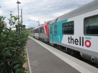 That name seems oddly familiar ..<br>
<br>
Thello arrival from Milan at Nice. (Thello is a subsidiary of Italian Railways.)<br><br>[John Yellowlees 19/09/2017]