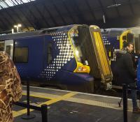 Electric 380020 at Glasgow Queen Street High Level.<br><br>[John Yellowlees 10/12/2017]