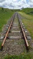 Very neat and suspiciously intact track at the former Lyness Submarine Base.<br><br>[John Yellowlees 03/07/2016]