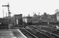 A Class 33 about to bring a train into Salisbury from the west in January 1979.<br><br>[John McIntyre 17/01/1979]