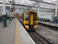 158710 waits at Edinburgh Waverley with the 10.24 service to Tweedbank on 22nd February 2017.<br><br>[Gordon Steel 22/02/2017]