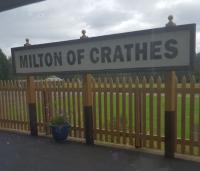 Window view of the running-in board at Milton of Crathes.<br><br>[John Yellowlees 12/09/2017]