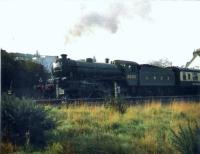 Thomson K1 2-6-0 2005 leaving Fort William for Mallaig in October 1987.<br><br>[Gordon Steel 04/10/1987]