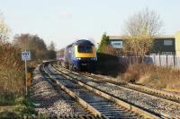 A Paddington bound HST approaches Thatcham LC at speed on 06 December 2008.<br><br>[John McIntyre 06/12/2008]