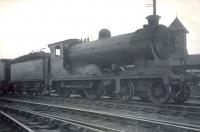 Ex-North British 4-4-0 62496 <I>Glen Loy</I> in the shed yard at Eastfield in 1950.   <br><br>[G H Robin collection by courtesy of the Mitchell Library, Glasgow 06/05/1950]