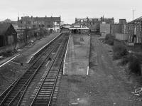 Looking east over Broughty Ferry Station in 1985.<br>
<br>
<br><br>[Bill Roberton //1985]