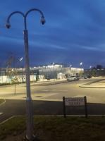 Cambridge North station on the evening of 7th December 2017. Cambridge Square is nowhere near the heart of Cambridge!<br>
<br>
<br><br>[John Yellowlees 07/12/2017]