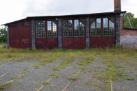 Estate agent 'You were looking for a small roundhouse in Sweden? I have just the thing for you!' Client 'Err, actually I wanted a small, round, house....' <br>
This one, situated in the station yard at Järpen, is already privately owned and no longer conected to the live railway. <br>
But is it really round? Check the reflections in the glazed doors.<br><br>[Charlie Niven 06/08/2017]