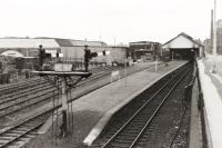 Leith North viewed from the west end of the station in 1961.<br><br>[David Murray-Smith /07/1961]