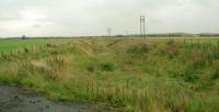 View south over the former Throsk station towards Dunmore Junction in 1993. This was a two platform station. Behind the camera the line continued over the River Forth by the Alloa Bridge to Alloa.<br><br>[Ewan Crawford //1993]