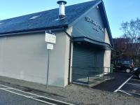 Dyce on the 30th December; the chip shop that was located in the old station Building and that burnt down has now finally been replaced with a brand new building. Perhaps in the not too distant future Dyce will become a junction again?<br><br>[Alan Cormack 30/12/2017]