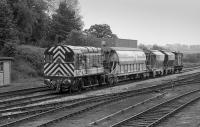 08761 arrives at Markinch with the Thornton - Auchmuty (Tullis Russell) trip in 1991.<br>
<br>
<br><br>[Bill Roberton //1991]