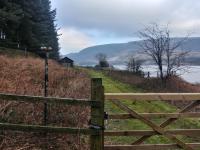 Here is the formation of the narrow gauge railway used to construct and maintain the Torside reservoir. The view looks east. The Pennine way crosses at this point.<br><br>[Alan Cormack 14/01/2018]