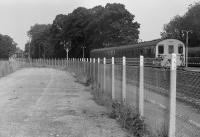 Windsor and Eton Riverside with 2HAP 5755 arriving in 1973.  The signalbox is in the left background.<br>
<br>
<br><br>[Bill Roberton //1973]