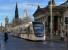 Tram 277, carrying 'Free trams on Hogmanay night' branding, heads east past the Royal Scottish Academy on 4th December 2017.<br>
<br><br>[Bill Roberton 04/12/2017]