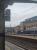 A ScotRail HST stop board, and a ScotRail HST, seen at Haymarket Station on 5th February 2018.<br><br>[John Yellowlees 05/02/2018]