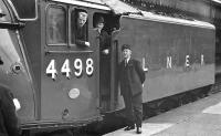 4498 Sir Nigel Gresley at Waverley with the Tyne-Dee Coastal Tour from Newcastle to Aberdeen. (Persons unknown, maybe someone famous!) I believe this tour ran some time in the 1970s but more info would be welcome.<br><br>[Ian Millar //]