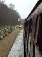 This signal box at Leek Brook Junction was derelict and boarded up for years. Now that it is restored, it looks like it has always been that way. We need to do something about the signalmen's transport; an Austin 10 and a 3-speed Raleigh would seem more in period than an Audi and a Zafira. 3rd February 2018.<br><br>[Ken Strachan 03/02/2018]