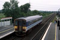 153313 makes for Holyhead at the unpronounceable Llanfair PG on 11th July 1996.<br>
<br>
<br><br>[Graeme Blair 11/07/1996]