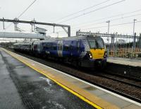 334 013 calls at Bathgate with a Helensburgh service on 19 December.<br><br>[David Panton 19/12/2017]