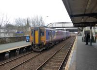 156459 calls at Millom with a Barrow to Carlisle service on 19th February 2018. There is still an engineers siding, accessed under the road bridge, behind the Carlisle platform but it is very overgrown. <br><br>[Mark Bartlett 26/02/2018]