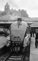 4498 Sir Nigel Gresley at Edinburgh Waverley with the Tyne Dee Coastal tour, sometime in the 1970s. <br><br>[Ian Millar //]