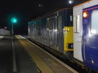 73967 waits at Inverkeithing with the Aberdeen - Euston sleeper on 12 March.<br><br>[Bill Roberton 12/03/2018]