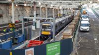 Class 170 DMU in Platform 12 at Edinburgh Waverley on 7th March 2018.<br>
<br><br>[David Pesterfield 07/03/2018]